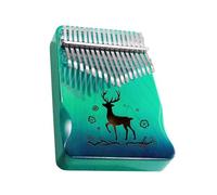 Kalimba Instrument Kalimba 17musical Instrument Gradient Green For Beginners