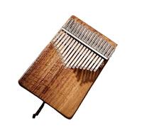 Kalimba Instrument Kalimba 21 Key Flat Transparent Thumb Piano With Case 17 Key Instrument(Walnut 21 keys)