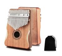Kalimba Instrument Kalimba Thumb Piano 17 21 Keys Mahogany Wood Portable Finger Piano Combinations(Vine style 17 keys)