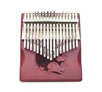 Kalimba Instrument This 34 Key Kalimba Thumb Piano Features A Retro Style With Chromatic Keys And A Storage Box(Whale)