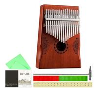 Kalimba Kalimba 17 Key Wooden Calimba Thumb Piano Mahogany Keyboard Instrument With Songbook Accessories(Style 6)