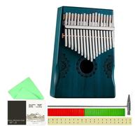Kalimba Kalimba 17 Key Wooden Calimba Thumb Piano Mahogany Keyboard Instrument With Songbook Accessories(Style 2)