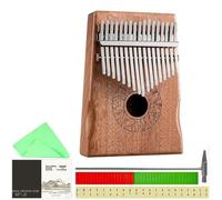 Kalimba Kalimba 17 Key Wooden Calimba Thumb Piano Mahogany Keyboard Instrument With Songbook Accessories(Style 8)