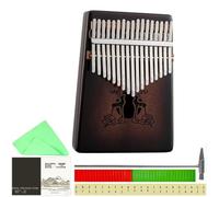 Kalimba Kalimba 17 Key Wooden Calimba Thumb Piano Mahogany Keyboard Instrument With Songbook Accessories(Style 3)