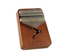 Kalimba Kalimba 17 Keys Thumb Piano Wood Mahogany Mbira Body With Kalimba Bag Creative Music Box Finger Piano(Style 3)