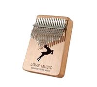Kalimba Kalimba 17 Keys Thumb Piano Wood Mahogany Mbira Body With Kalimba Bag Creative Music Box Finger Piano(Style 5)