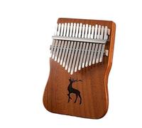 Kalimba Kalimba professional music keyboard finger piano instrument accessories solid wood 17 keys beginner kalimba (Color : 1)
