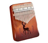 Kalimba Kalimba Shrapnel Music Accessories Kit 17 21 Keys Mahogany Grain Box Thumb Piano(C17)