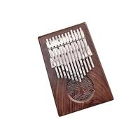 kalimba kids Black walnut thumb piano 24/38/34 keys cute instrument for beginners portable professional (Color : 24cTone)