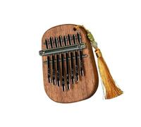 Kalimba Mini Finger Piano Wooden Kalimba 8 Note Delicate Easy To Learn Keyboard Instrument In Brown And Purple(Brown)