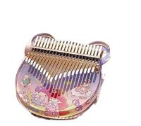 Kalimba Mini Thumb Kalimba Acrylic Beginner Musical Keyboard With 17 Or 21 Keys(21 Key)