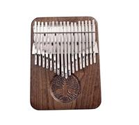 Kalimba Musical Instrument Kalimba 34 Keys Black Walnut Key B/C Thumb Piano 24 Keys Wooden Full Solid Kalimba Without Sound Holes(34B)