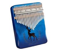 Kalimba Musical Instrument Kalimba Shrapnel Music Accessories Kit 17 21 Keys Mahogany Grain Box Thumb Piano(A21)