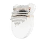 Kalimba Musical Instrument Kalimba Thumb Piano 8/17 Keys Acrylic Clear Rainbow Bear Shape Finger Piano Musical Instrument(B17)