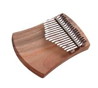 Kalimba Piano 17-Key Thumb Piano Camphorwood Kalimba C Tone with Carry Bag Musical Scale Stickers Finger Protector