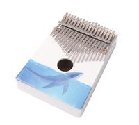 Kalimba Piano 17 Keys Kalimba Spruce Wood Painted Thumb Piano Finger Piano Musical Instrument For Beginners (Color : A)