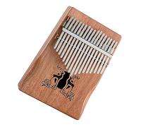 Kalimba Piano 17 Keys Kalimba Thumb Piano All Solid Wood Mahogany Kalimba Finger Piano Instrument With Tuning Hammer (Color : 02)