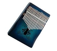 Kalimba Piano 17 Keys Kalimba Thumb Piano All Solid Wood Mahogany Kalimba Finger Piano Instrument With Tuning Hammer (Color : 03)