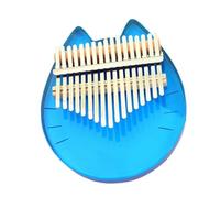 Kalimba Piano Blue Transparent 17 Key Kalimba Acrylic Thumb Piano Keyboard Instrument With Accessories (Color : 02)