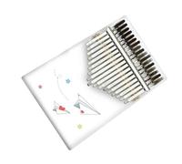 Kalimba Piano Colourful Kalimba 17 Keys Wooden Portable Finger Piano Beginners Professional Painted Thumb Piano (Color : 01)