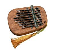 Kalimba Piano Exquisite Fingers Piano 8 Key Small Kalimba Wooden Compact Kalimba With Tuning Hammer For Beginners (Color : 06)