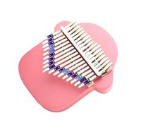 Kalimba Piano Pink Solid Wood Kalimba 17 Keys Thumb Piano Finger Piano (Color : A)