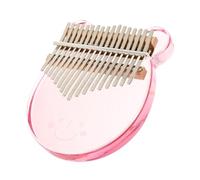 Kalimba Piano Pink Transparent Acrylic 17 Key Kalimba Thumb Piano Musical Instrument For Beginners