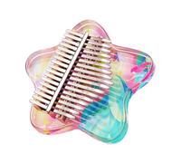 Kalimba Piano Portable 17 Keys Kalimba Thumb Piano Acrylic Finger Piano Musical Instruments (Color : 02)