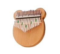 Kalimba Piano Portable Musical Instrument 17 Key Solid Wood Kalimba Thumb Piano With Tuner Hammer And Case For Beginners