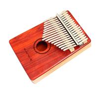 Kalimba Piano Portable Red Rosewood 17-tone Kalimba Thumb Piano For Beginners Finger Piano Keyboard Instrument (Color : 02)