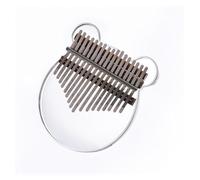 Kalimba Piano Transparent Kalimba Thumb Piano 17 Keys With Acrylic Material Portable Finger Piano With Carry Bag (Color : 02)