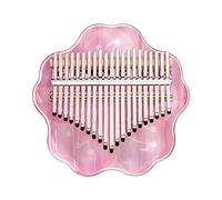 Kalimba Portable Thumb Piano Beginners Professional 17/21Key (Color : 21 Key Pink)