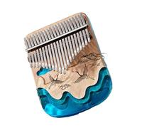 Kalimba Resin Kalimba Made Of Beech Wood 21 Keys Portable Easy To Learn Whale Crane(Cranes)