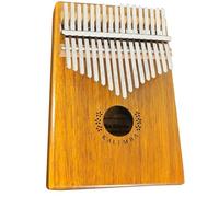 Kalimba Solid 17 Key Finger Kalimba Keyboard Musical Instruments Thumb Piano Calimba With Songbook Hammer Bag(Style 2)