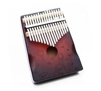 Kalimba Solid Peach Blossom Heart Love Instrument Chromatic Thumb Piano Professional Portable Beginner Thumb Piano C Sound (Color : 1)