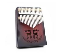 Kalimba Solid Peach Blossom Heart Love Instrument Chromatic Thumb Piano Professional Portable Beginner Thumb Piano C Sound (Color : 4)