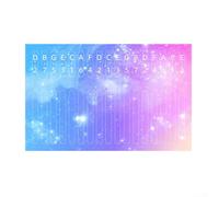 Kalimba Sticker Kit Compatible with Standard 17-Key Thumb Pianos for Building Foundational Knowledge of Musical Scales (A)