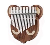 Kalimba Thumb Piano 17 Key Kalimba Cat Walnut Wood Thumb Piano Beginners Kids Musical Instrument for Kids Adult Beginners(A)