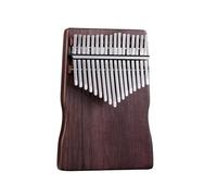 Kalimba Thumb Piano 17 Key Kalimba Profession Thumb Piano Walnut AcaciaCurly Figure Keyboard Chamfer Calimba Musical Instruments(A)