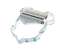 Kalimba Thumb Piano 17-key Transparent Acrylic Kalimba Finger Piano Beginner Kalimba Music Keyboard Instrument(A)