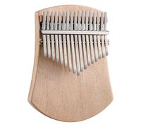 Kalimba Thumb Piano 17 Keys Kalimba Finger Piano Single Solid Wood Kalimba With Tuning Hammer Burlap Bag(A)