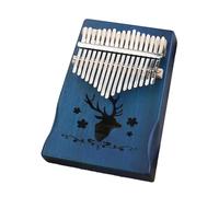 Kalimba Thumb Piano 17 Keys Solid Acacia Wood Kalimba Thumb Piano Tuning Hammer Portable Musical Instrument Accessories Colors(9)