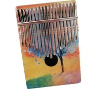 Kalimba Thumb Piano 17 Keys Thumb Piano With Study Instruction And Tune Hammer Wood Hand Finger Piano Gifts Adult Beginners