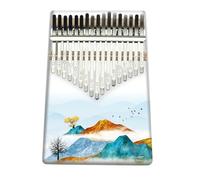 Kalimba Thumb Piano 17 Tone Colored Personalized Thumb Piano Finger Kalimba Instrument(7)