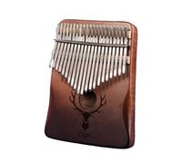 Kalimba Thumb Piano 17key Mahogany Instrument Kalimba 21key 30key Mechanical Piano(21key gradient brown)