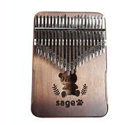 Kalimba Thumb Piano 20 Key Kalimba Gradient Color Bear Thumb Finger Piano Musical Gift for Kids Adult Beginners for Music Lover(Brown)