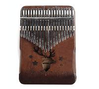 Kalimba Thumb Piano 20 Key Kalimba Gradient Color Finger Thumb Piano Musical Gift for Kids Adult Beginners for Kids Adult Beginners(Brown)