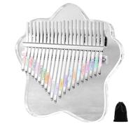 Kalimba Thumb Piano 21 Engraved Keys Acrylic Finger Thumb Piano with 3 Mode Easy to Play Rich Sound for Beginners Musicians