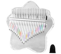 Kalimba Thumb Piano 21 Engraved Keys Acrylic Finger Thumb Piano with 3 Mode Easy to Play Rich Sound for Beginners Musicians