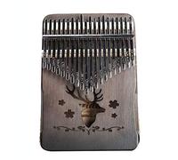 Kalimba Thumb Piano 21 Key Kalimba Reindeer Thumb Gradient Color Finger Piano Musical Gift for Kids Adult Beginners(Grey)